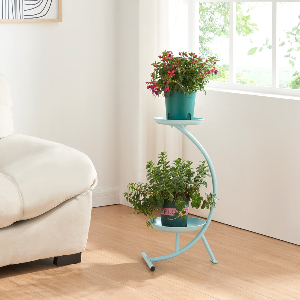 Blomsterstander Aalten 61,5x30x25cm metal [en.casa] - premiumXL