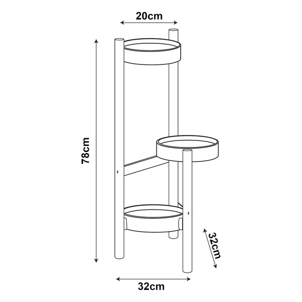 Planteholder Sastamala [en.casa]