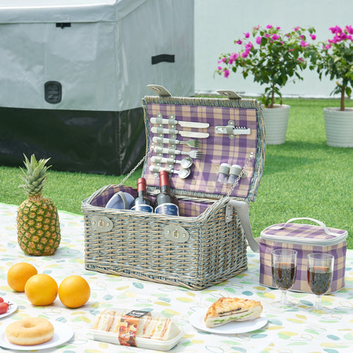 Picnickurv Folldal til 2 personer 40x28x25 cm [casa.pro] - premiumXL