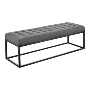 Polstret bænk Salta metal 120x40x38 cm i forskellige farver. farver [pro.tec]