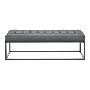 Polstret bænk Salta metal 120x40x38 cm i forskellige farver. farver [pro.tec]