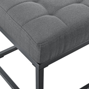 Polstret bænk Salta metal 120x40x38 cm i forskellige farver. farver [pro.tec]