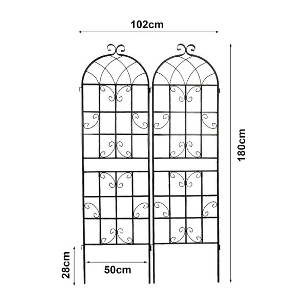 Trellis Barrea sæt med 2 [casa.pro].