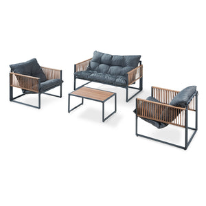 Loungesæt Karg 4 dele [casa.pro]