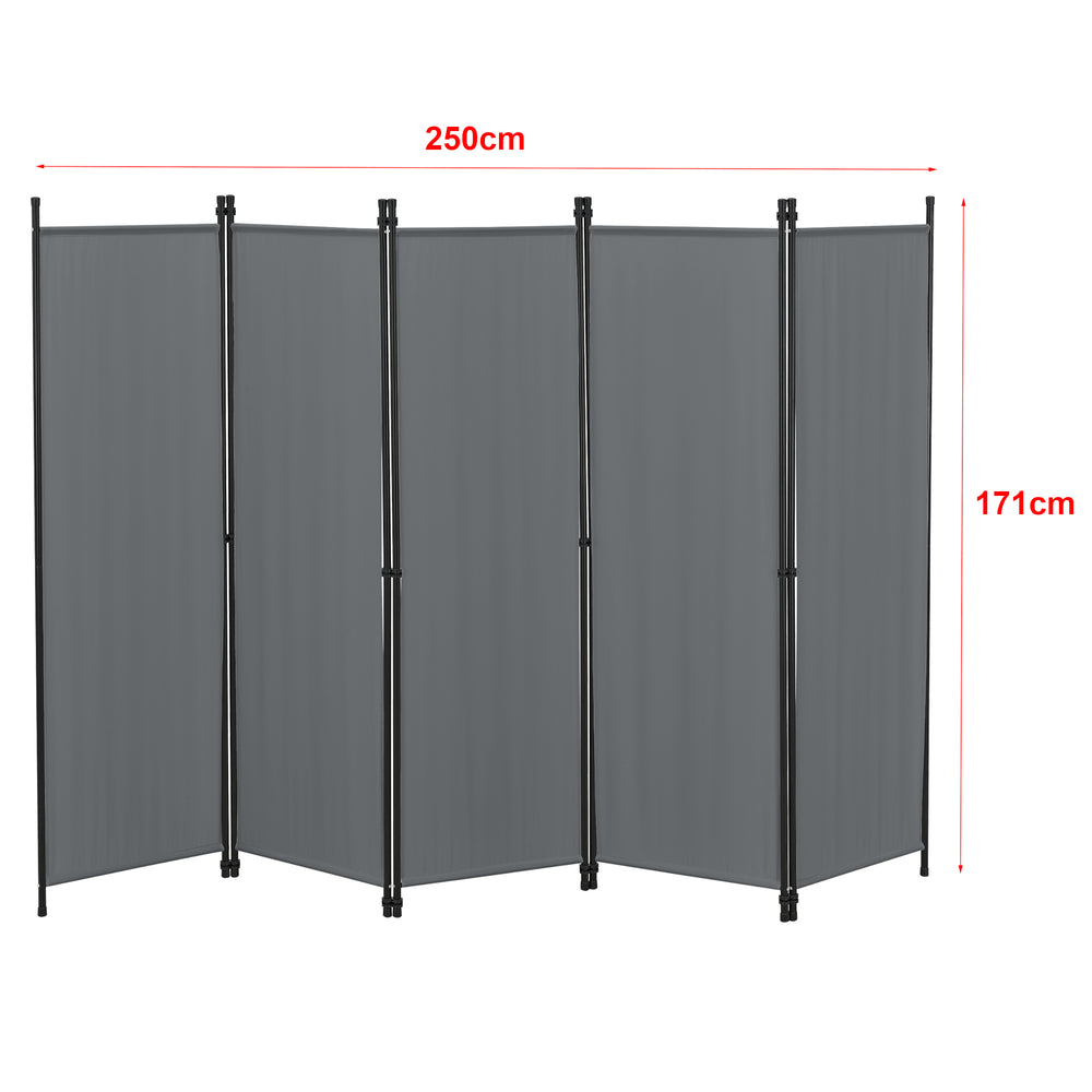 Rumdeler Huesca 5 - delt 250x171 cm forskellige farver en.casa - premiumXL
