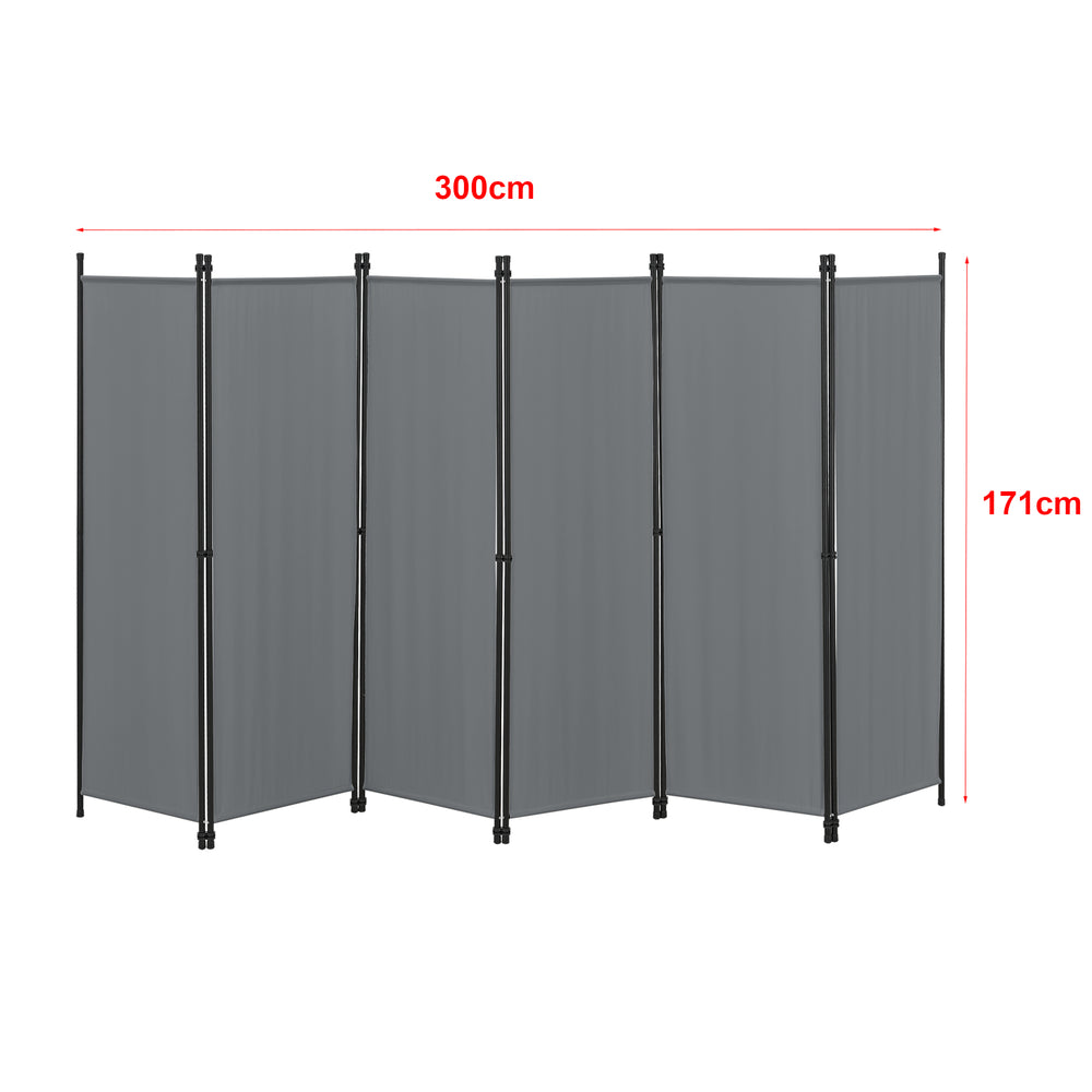 Rumdeler Huesca 6-delt 300x171 cm forskellige farver en.casa - premiumXL