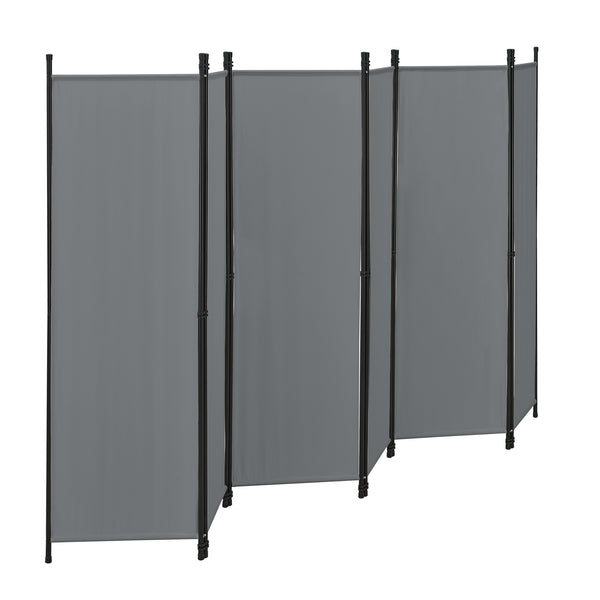 Rumdeler Huesca 6-delt 300x171 cm forskellige farver en.casa