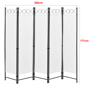 Rumdeler Saragossa 5-delt 200x171 cm forskellige farver farver en.casa