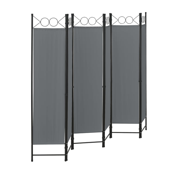 Rumdeler Saragossa 6-styks 240x171 cm forskellige farver farver en.casa