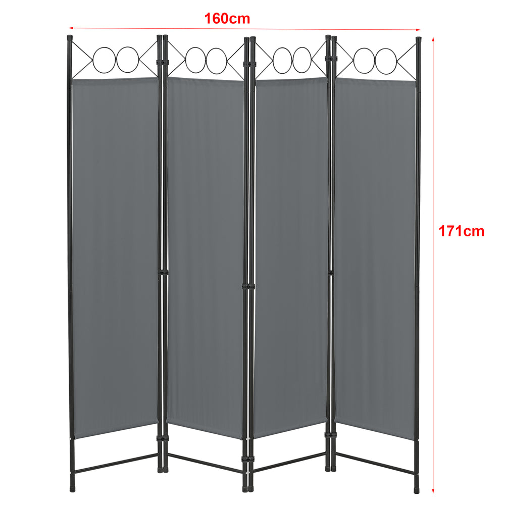 Rumdeler Saragossa 4-delt 160x171 cm forskellige farver en.casa - premiumXL