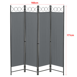 Rumdeler Saragossa 4-delt 160x171 cm forskellige farver en.casa