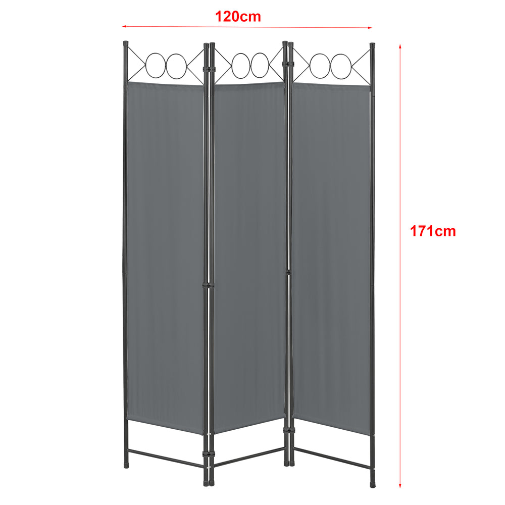 Rumdeler Saragossa 3-delt 120x171 cm forskellige farver en.casa - premiumXL