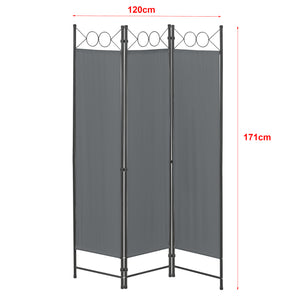 Rumdeler Saragossa 3-delt 120x171 cm forskellige farver en.casa