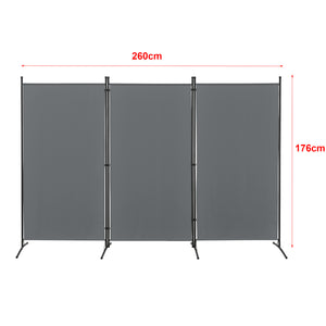 Rumdeler Teruel 3-delt 260x176 cm forskellige farver en.casa