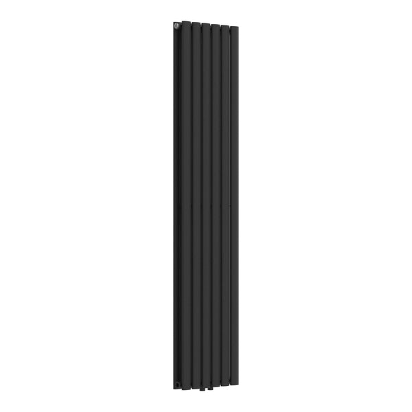 Design rørformet radiator Nore sort 160x36cm dobbeltlag 1198W [neu.haus]