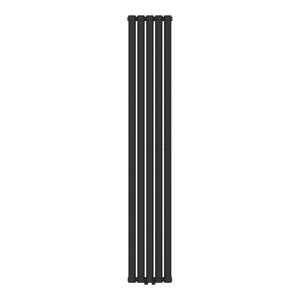 Design rørformet radiator Nore sort 180x30cm dobbeltlag 1122W [neu.haus]