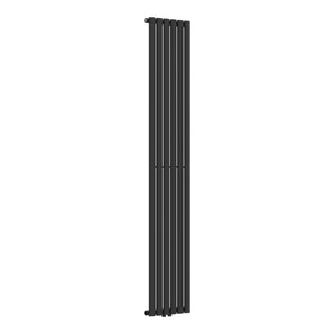 Design rørformet radiator Nore Black 180x36cm Enkeltlag 707W [neu.haus].