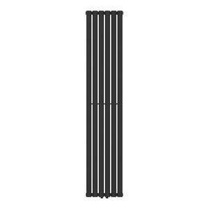 Design rørformet radiator Nore Black 180x36cm Enkeltlag 707W [neu.haus].