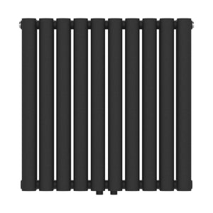 Design rørformet radiator Nore sort 60x60cm dobbeltlag 800W [neu.haus].