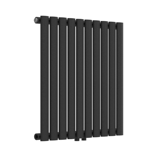 Design rørformet radiator Nore Black 60x60cm Enkeltlag 449W [neu.haus].