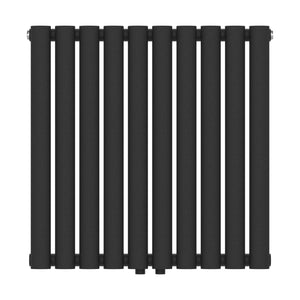 Design rørformet radiator Nore Black 60x60cm Enkeltlag 449W [neu.haus].