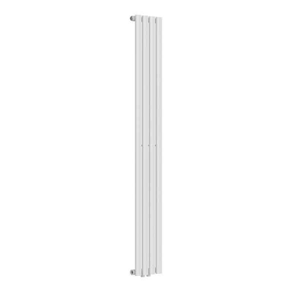 Design rørformet radiator Nore Hvid 160x24cm Enkeltlag 438W [neu.haus].