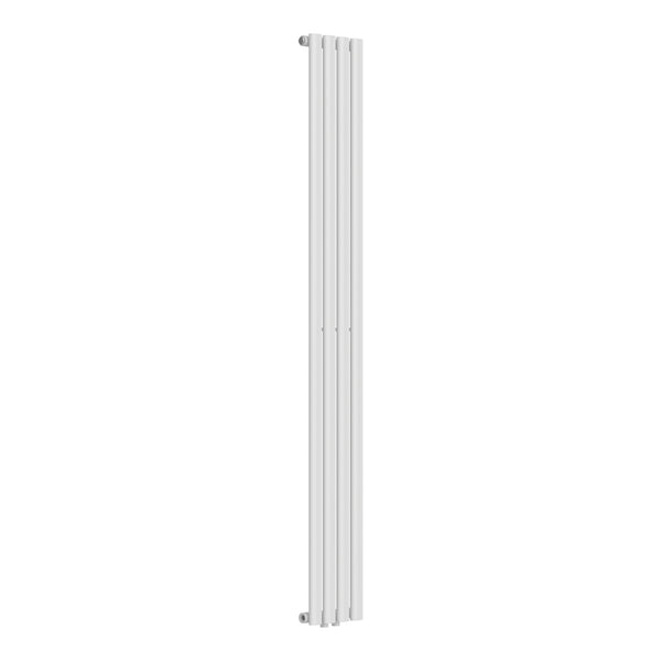 Design rørformet radiator Nore Hvid 180x24cm Enkeltlag 484W [neu.haus].