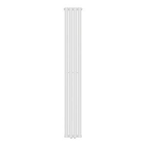 Design rørformet radiator Nore Hvid 180x24cm Enkeltlag 484W [neu.haus].