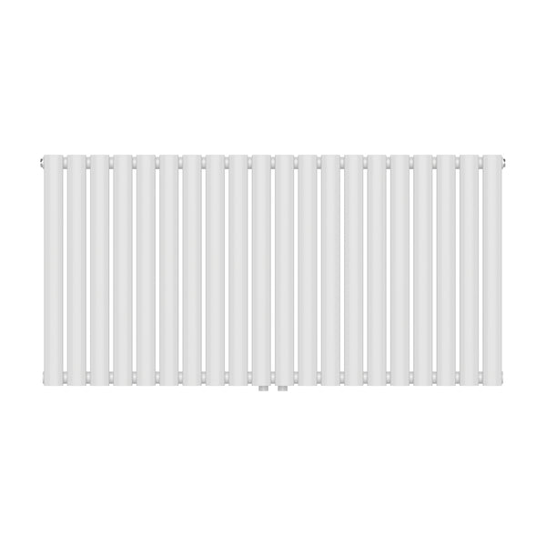 Design rørformet radiator Nore Hvid 60x120cm Enkeltlag 857W [neu.haus].