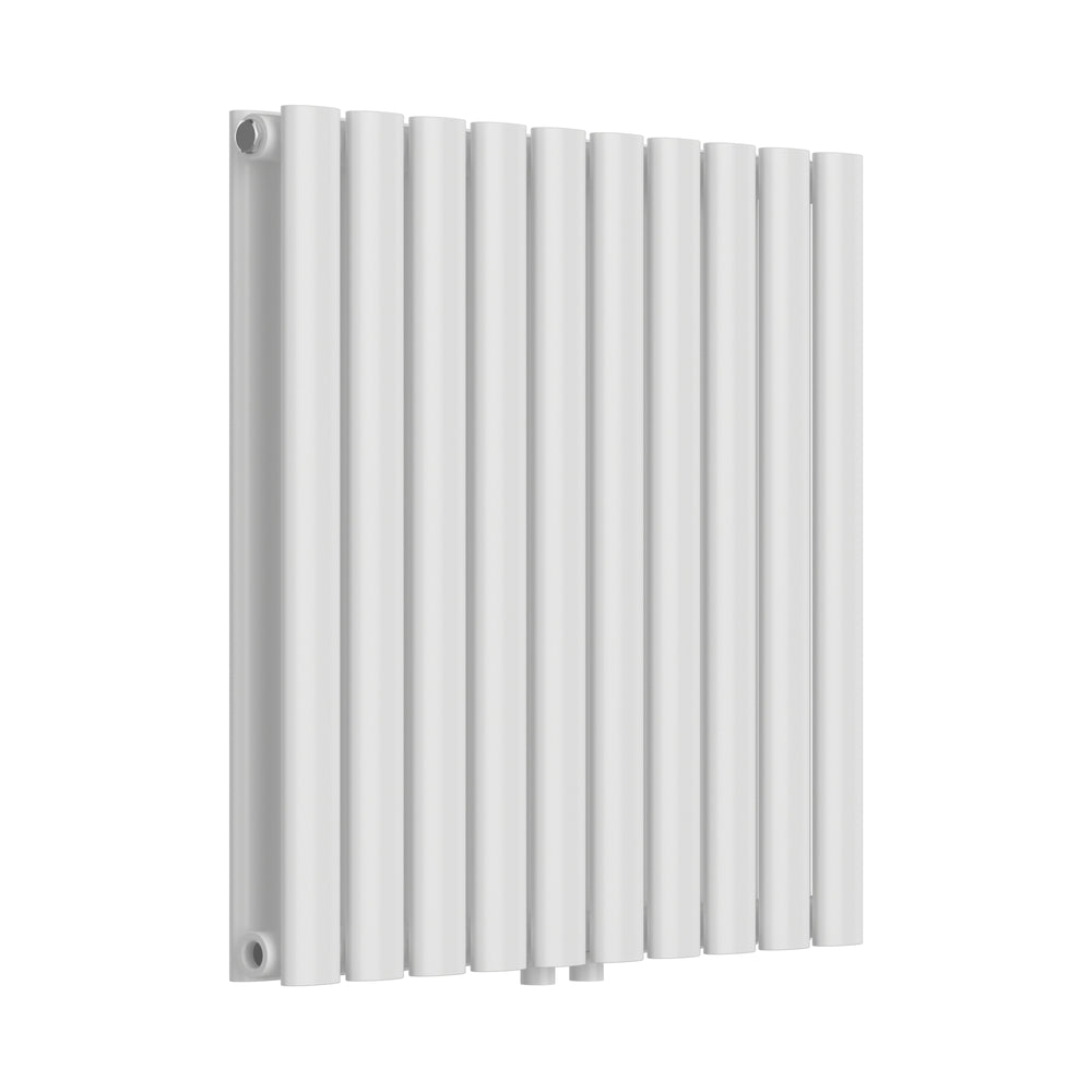 Design rørformet radiator Nore Hvid 60x60cm dobbeltlag 800W [neu.haus]
