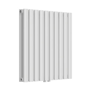 Design rørformet radiator Nore Hvid 60x60cm dobbeltlag 800W [neu.haus]