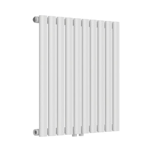 Design rørformet radiator Nore Hvid 60x60cm Enkeltlag 449W [neu.haus].
