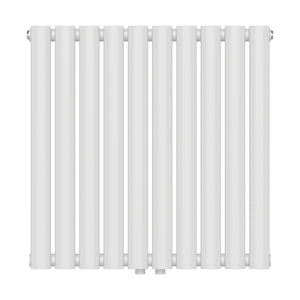 Design rørformet radiator Nore Hvid 60x60cm Enkeltlag 449W [neu.haus].