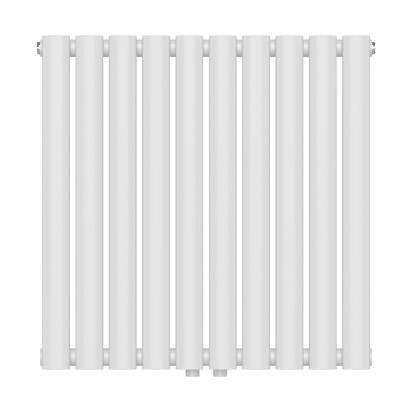 Design rørformet radiator Nore Hvid 60x60cm Enkeltlag 449W [neu.haus].
