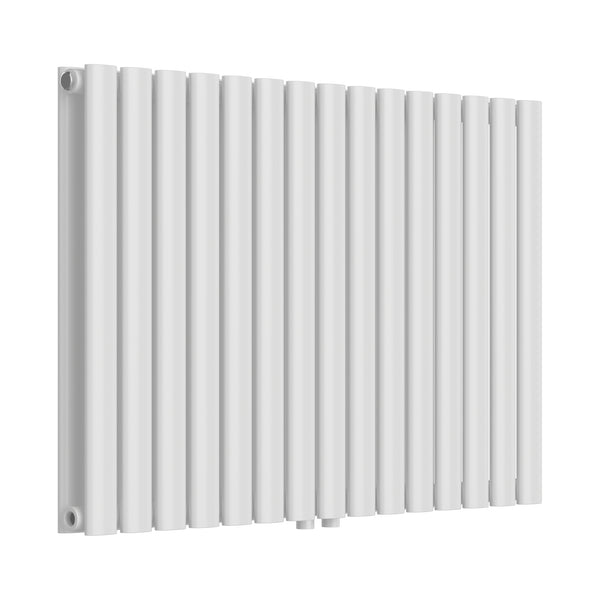 Design rørformet radiator Nore Hvid 60x90cm dobbeltlag 1180W [neu.haus].
