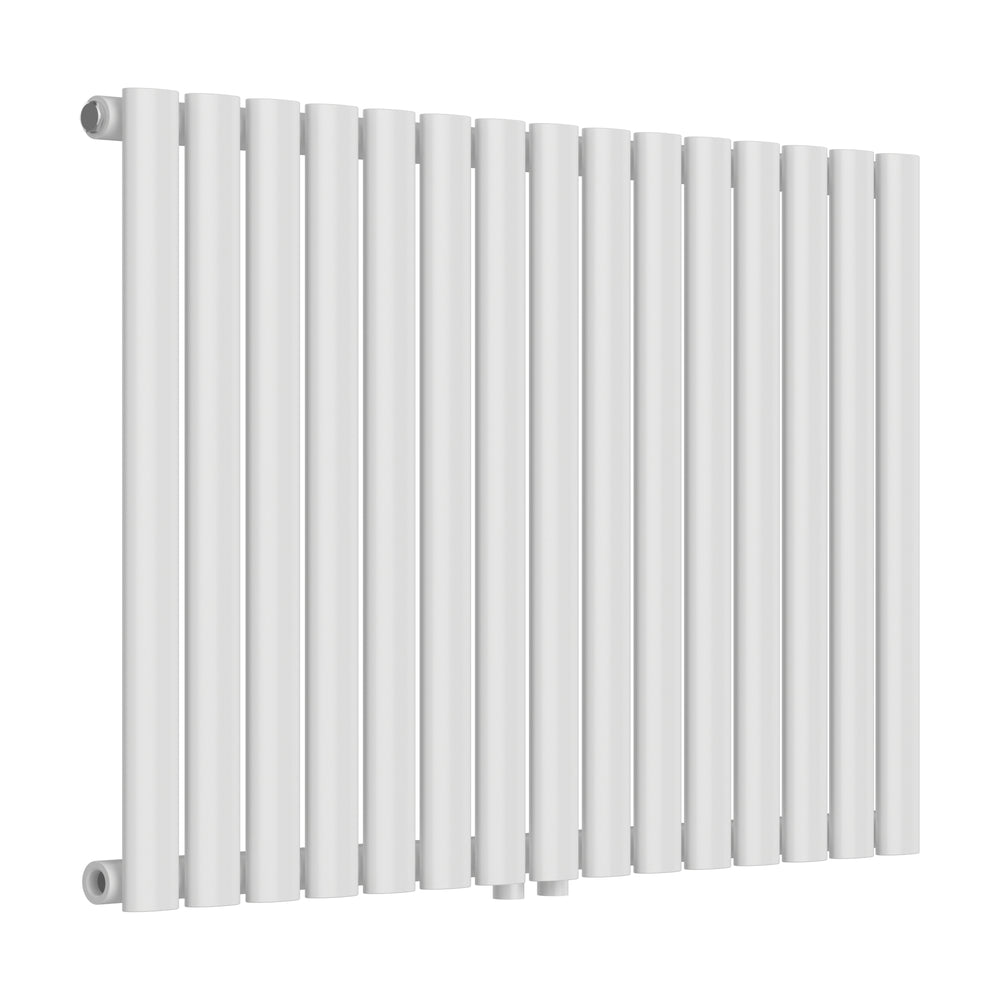 Design rørformet radiator Nore Hvid 60x90cm Enkeltlag 653W [neu.haus].