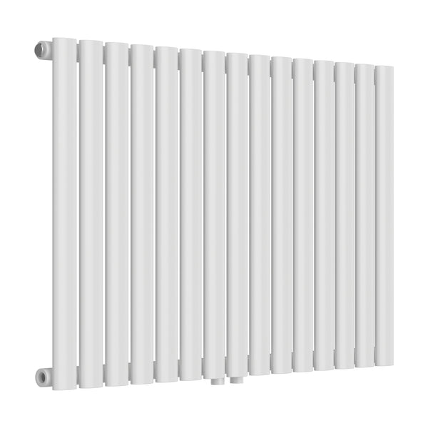 Design rørformet radiator Nore Hvid 60x90cm Enkeltlag 653W [neu.haus].