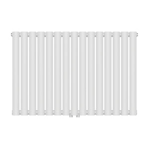 Design rørformet radiator Nore Hvid 60x90cm Enkeltlag 653W [neu.haus].