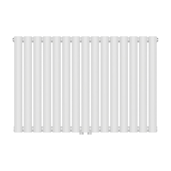 Design rørformet radiator Nore Hvid 60x90cm Enkeltlag 653W [neu.haus].
