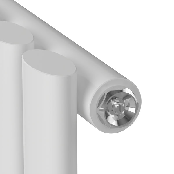 Design rørformet radiator Nore Hvid 60x90cm Enkeltlag 653W [neu.haus].