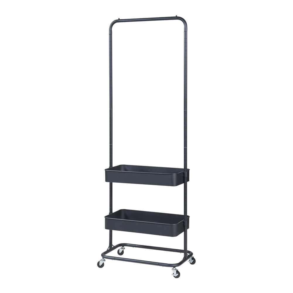 Rullbar garderobestativ Kumad 175x58x36 cm [en.casa]