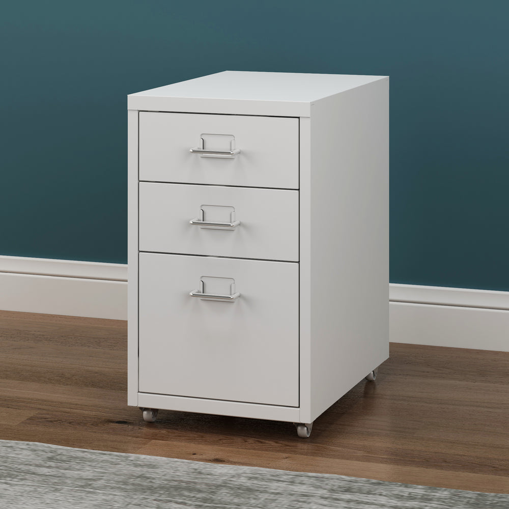 Rullecontainer Kökar med 3 skuffer [en.casa] - premiumXL