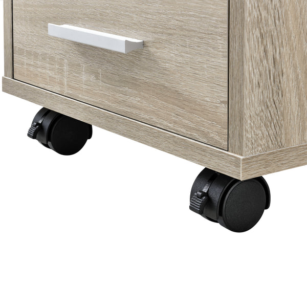  [en.casa]® Kontorskab på hjul - 63x33x38cm - 5 skuffer - i forskellige farver