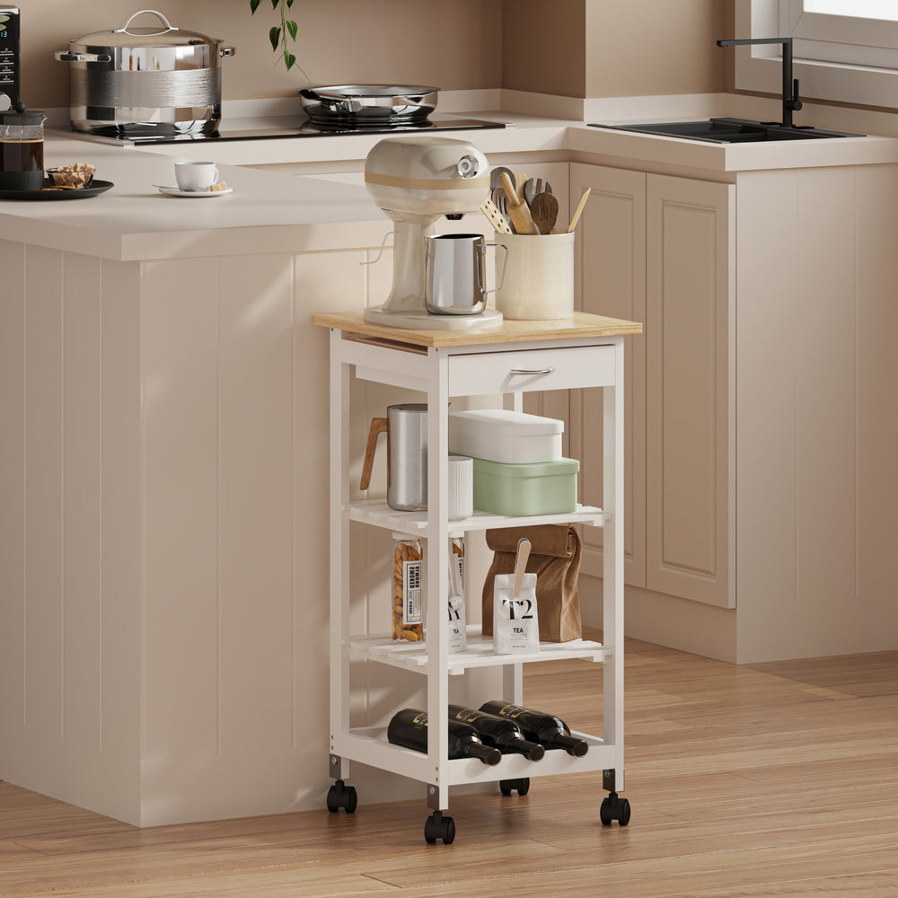 Serveringsvogn Biel 76x37x37 cm [en.casa]
