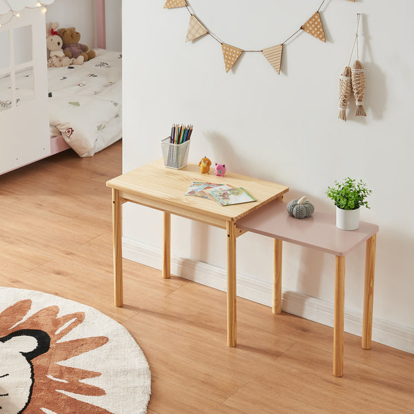 Børnebord Skellefteå 60x38x52 cm [en.casa]