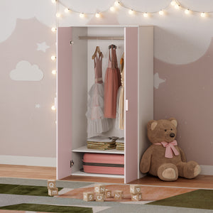 Børnegarderobe Sandnes 123x60x40 cm [en.casa]