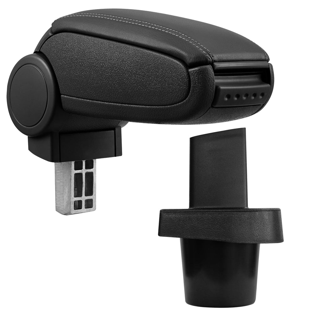 Midterarmlæn Toyota Yaris fra 2006 med opbevaringsrum polstret sort pro.tec - premiumXL