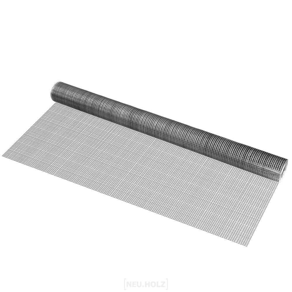Trådhegn 1x5 m/rulle stål galvaniseret grå pro.tec - premiumXL