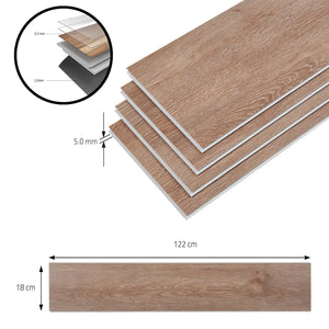 SPC click floor Okapirg dekorative planker 122 x 18 cm [NEU.HOLZ]