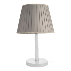 Kilbride bordlampe E27 metal glas tekstil i forskellige farver [lux.pro]